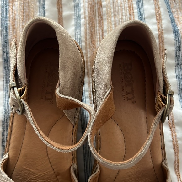 Born wedge Maryjane beige suede - Picture 5 of 7